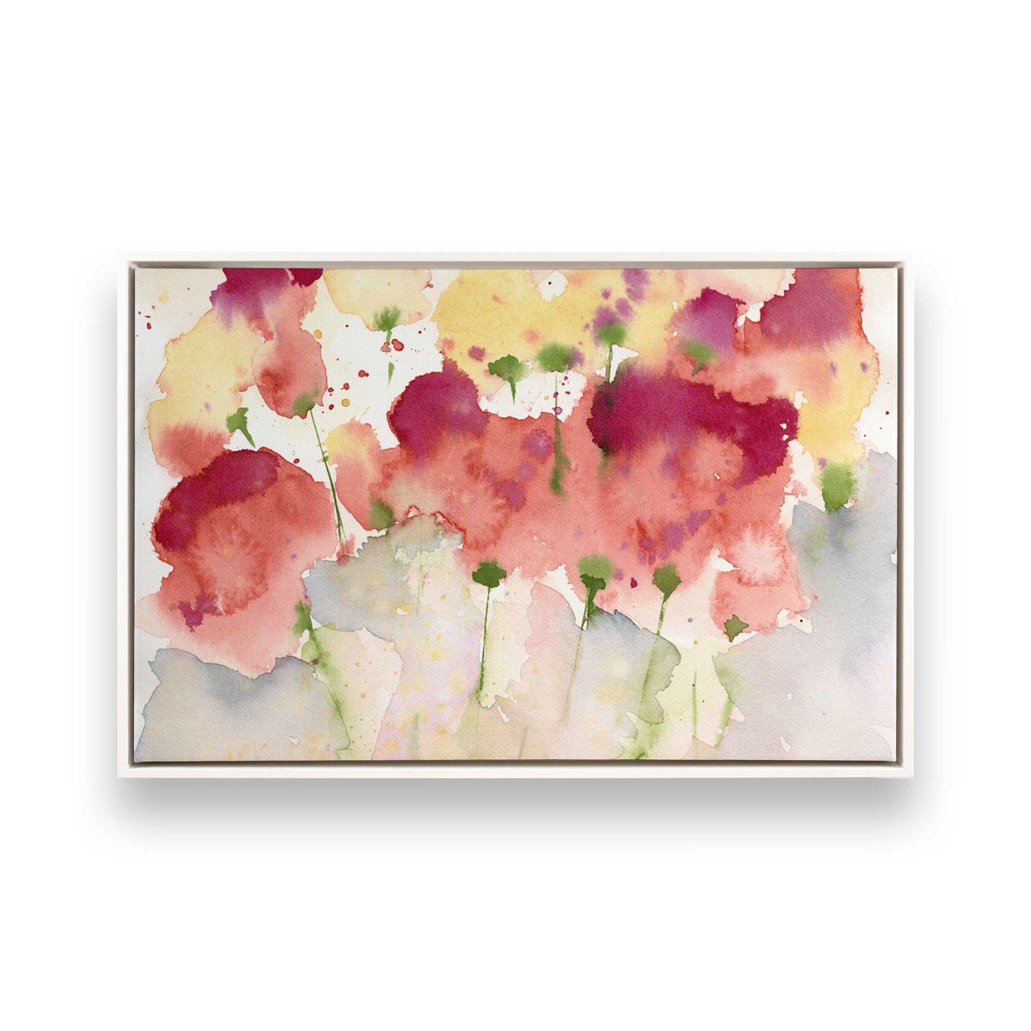 [Color:Opaque White], Picture of art in a White frame