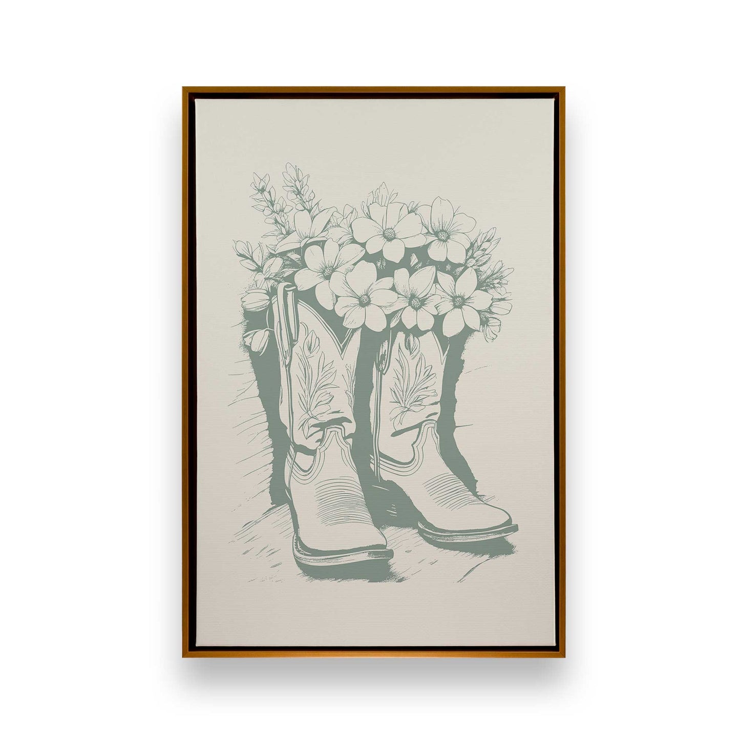 [Color:Polished Gold], Picture of art in a Polished Gold frame