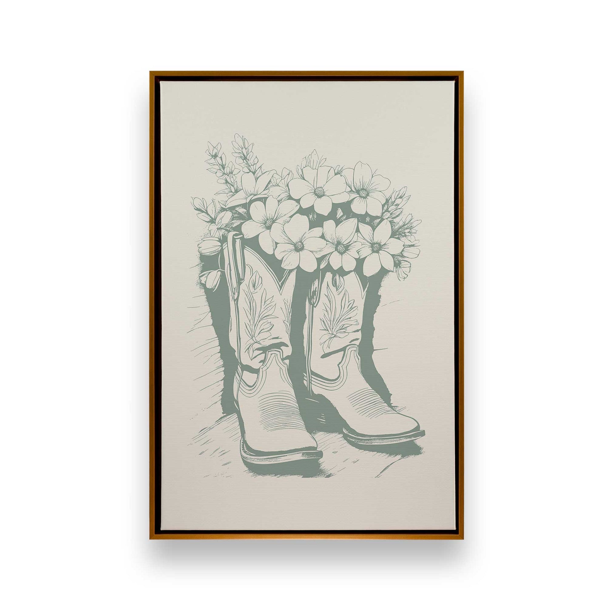 [Color:Polished Gold], Picture of art in a Polished Gold frame