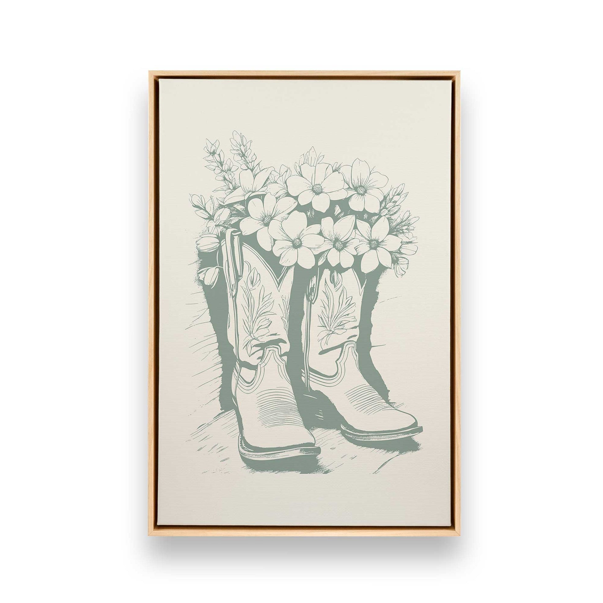 [Color:American Maple], Picture of art in a American Maple frame