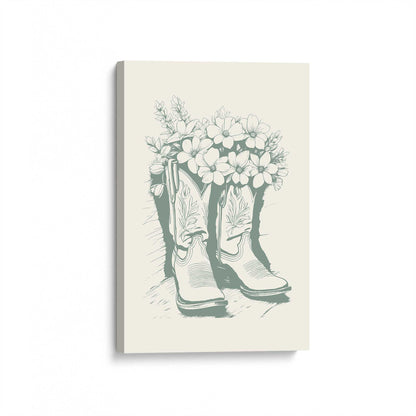 [Color:Stretched Canvas], Picture of art at an angle