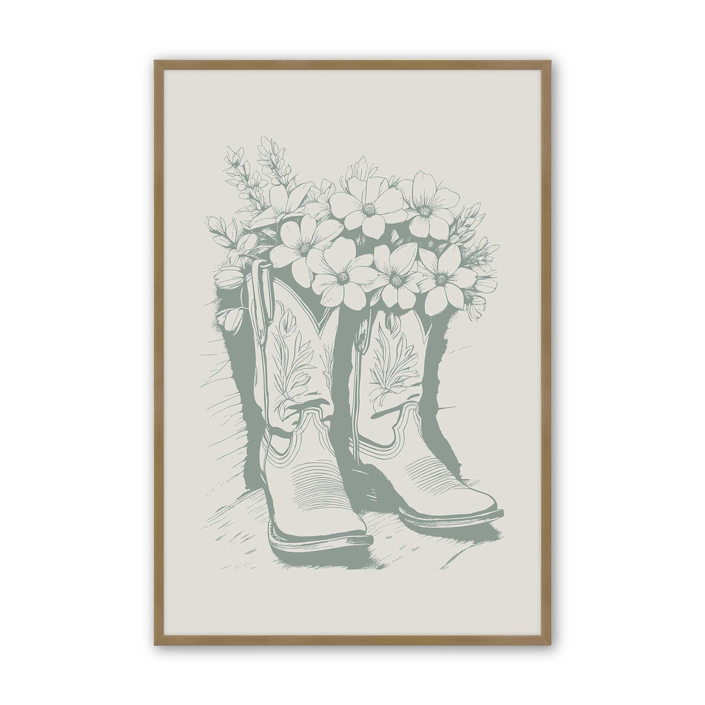 [Color:Weathered Zinc], Picture of art in a Weathered Zinc frame