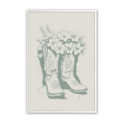[Color:Opaque White], Picture of art in a Opaque White frame