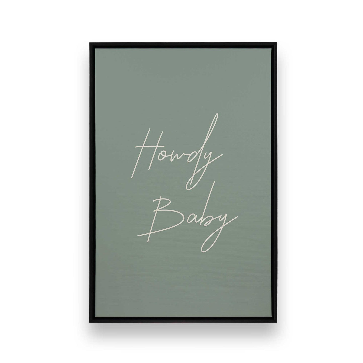 [Color:Satin Black], Picture of art in a Satin Black frame