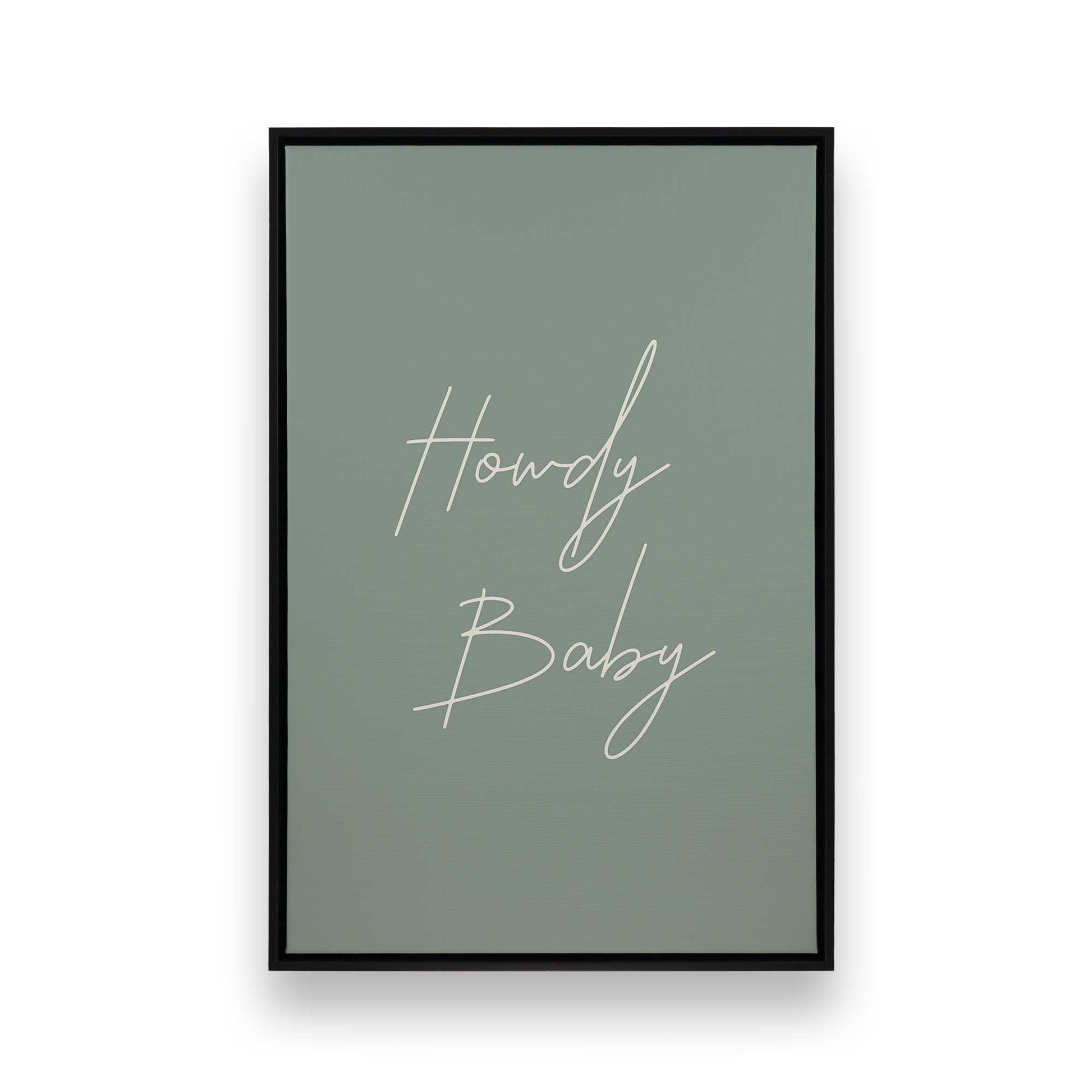 [Color:Satin Black], Picture of art in a Satin Black frame