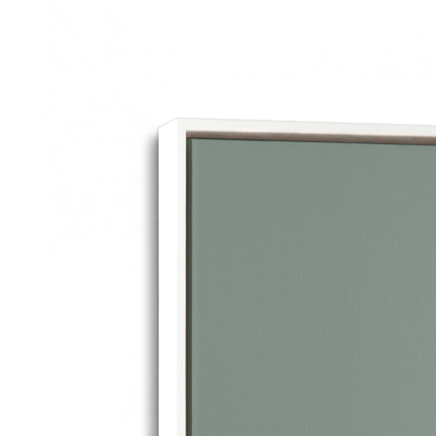 [Color:Opaque White], Picture of art in a White frame at an angle