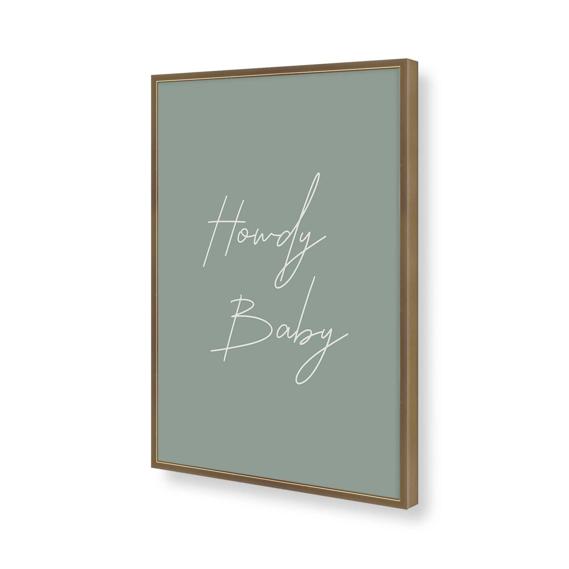 [Color:Brushed Gold], Picture of art in a Brushed Gold frame of the corner