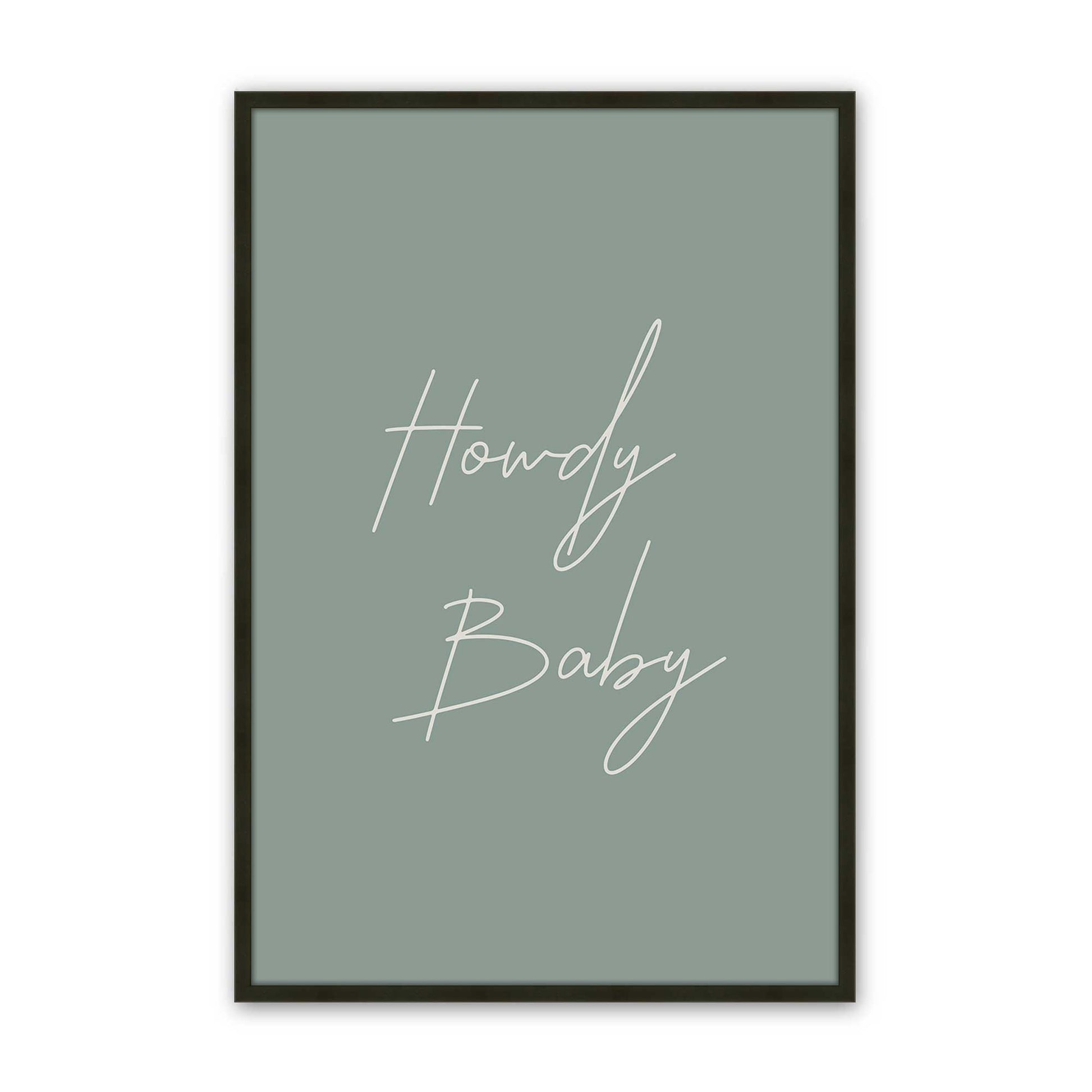 [Color:Satin Black], Picture of art in a Satin Black frame