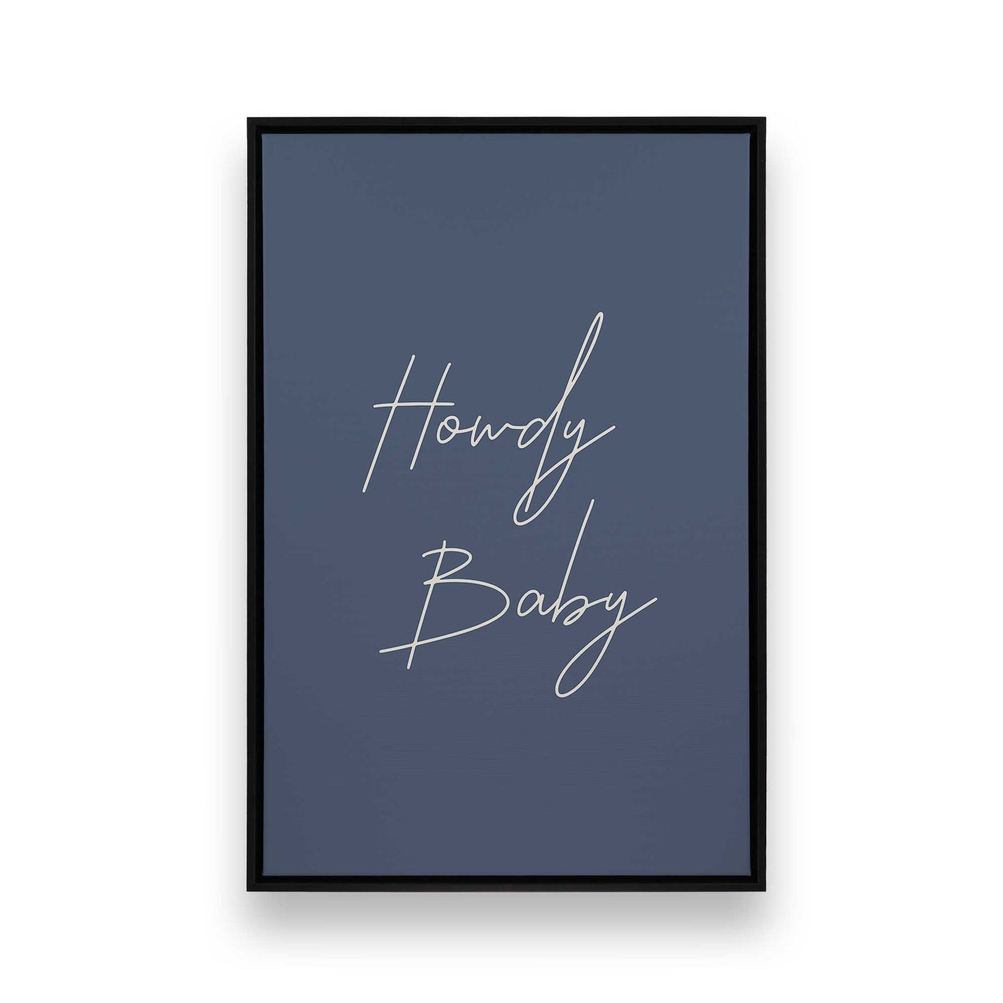 [Color:Satin Black], Picture of art in a Satin Black frame