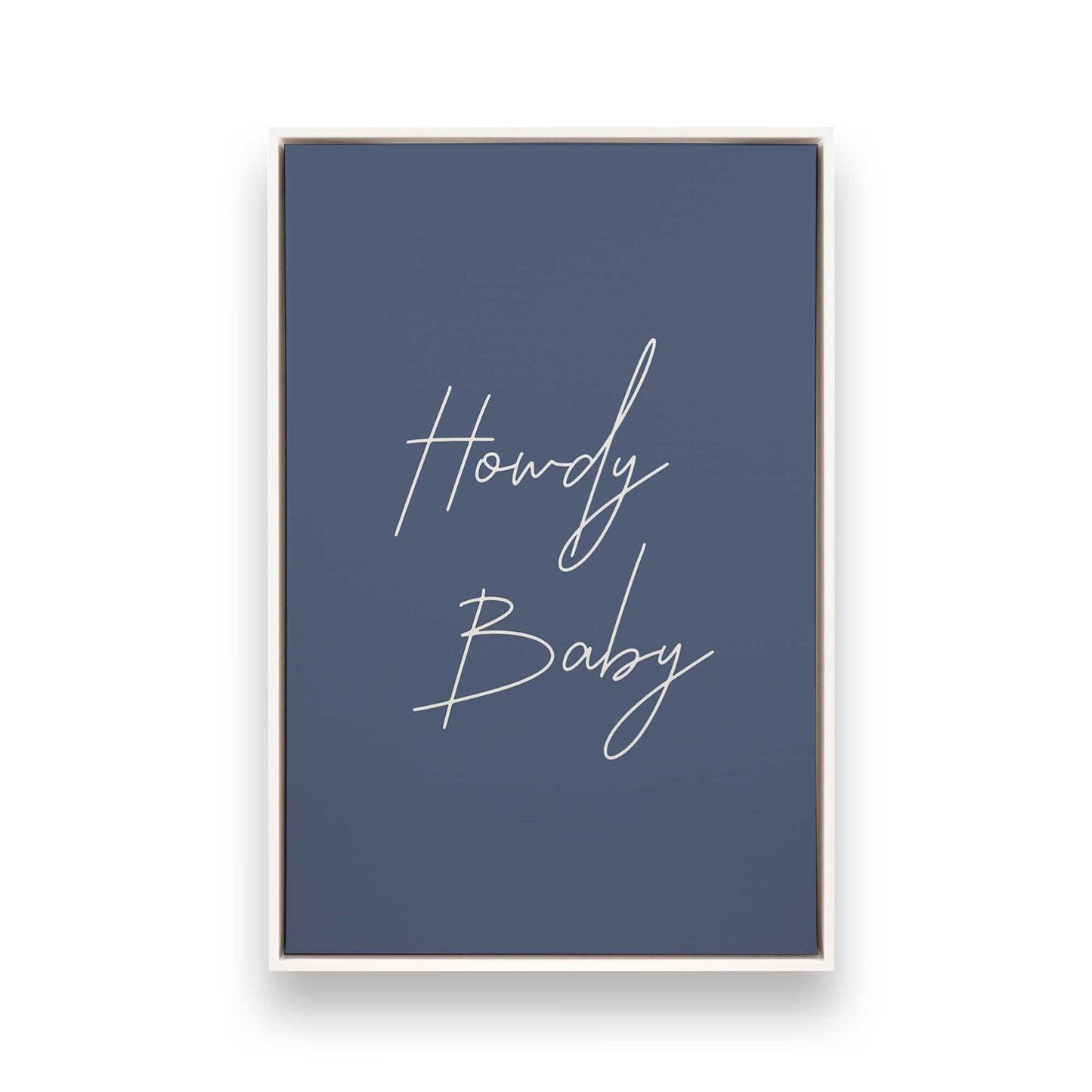 [Color:Opaque White], Picture of art in a White frame