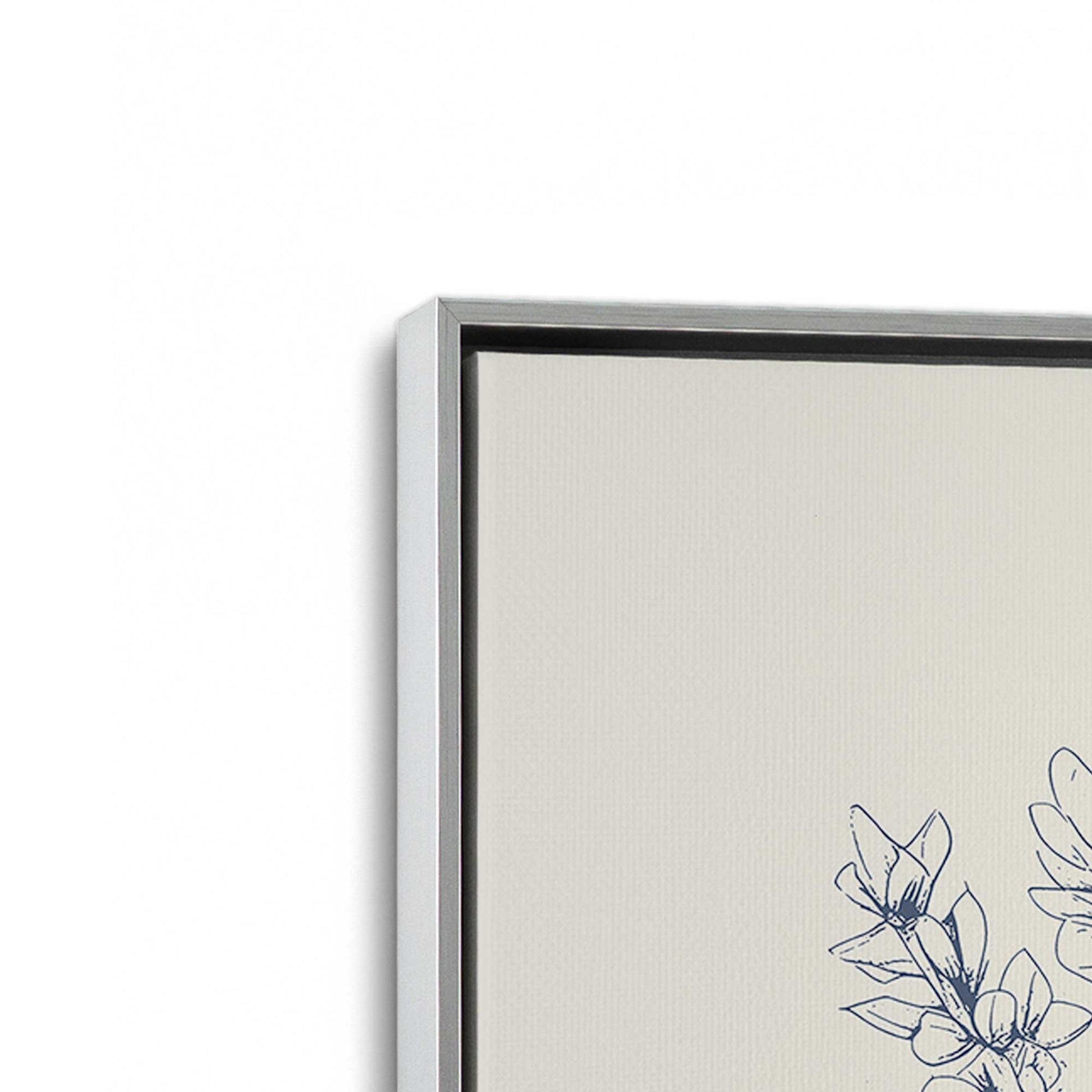 [Color:Polished Chrome], Picture of art in a Polished Chrome frame at an angle