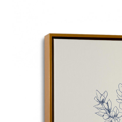 [Color:Polished Gold], Picture of art in a Polished Gold frame at an angle