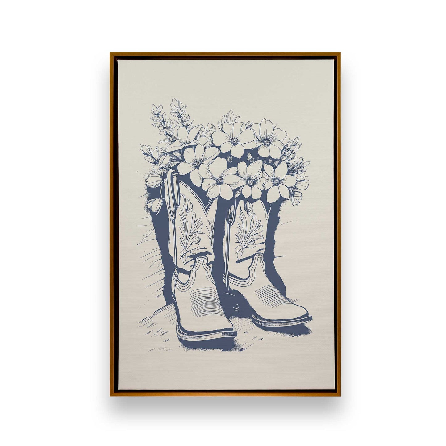 [Color:Polished Gold], Picture of art in a Polished Gold frame