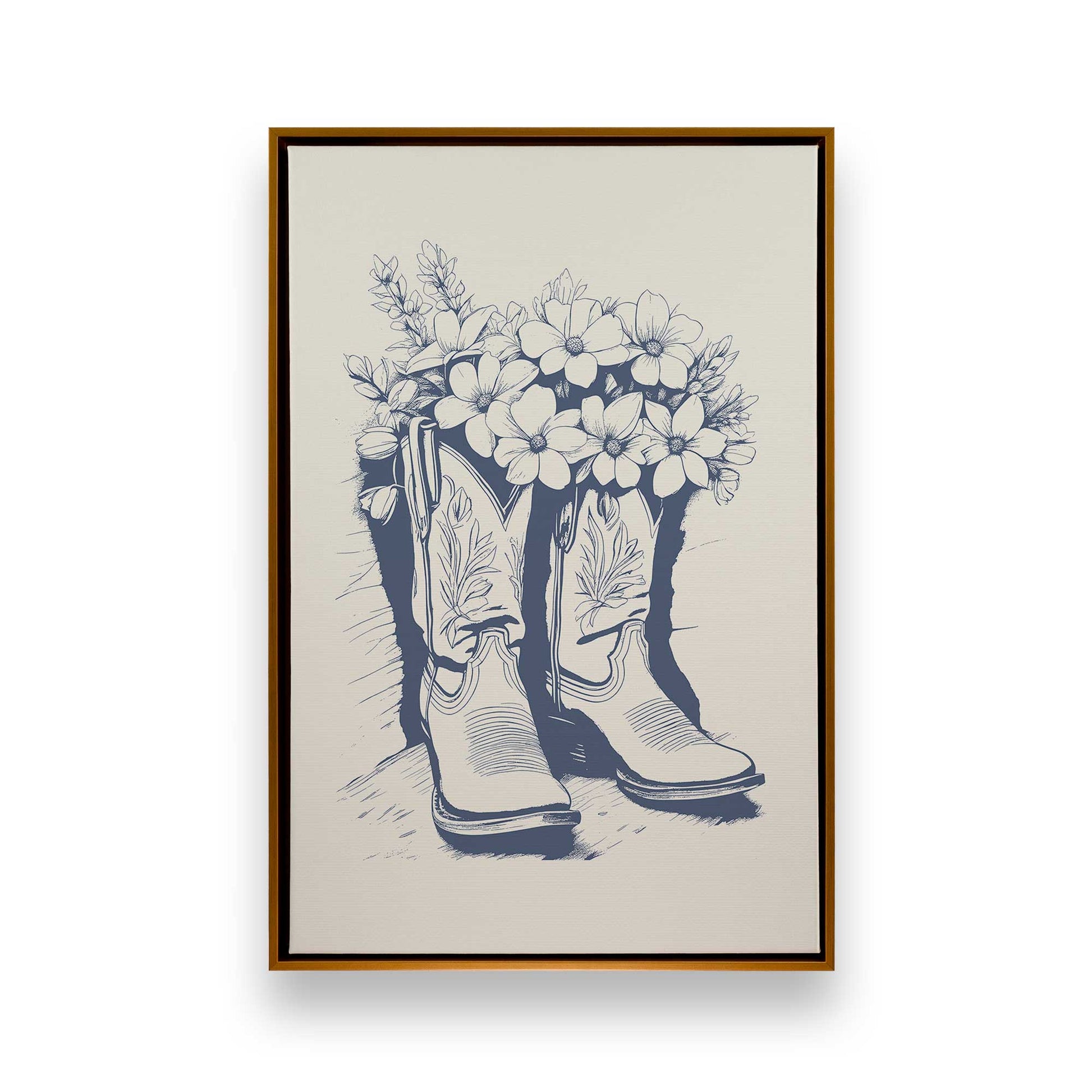 [Color:Polished Gold], Picture of art in a Polished Gold frame