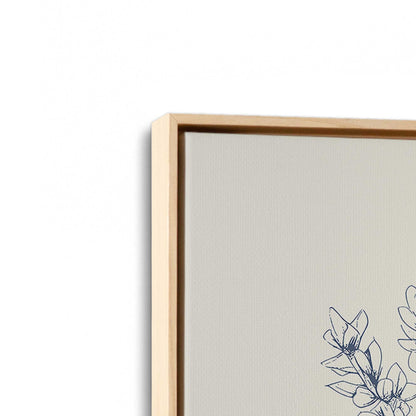 [Color:American Maple], Picture of art in a American Maple frame at an angle