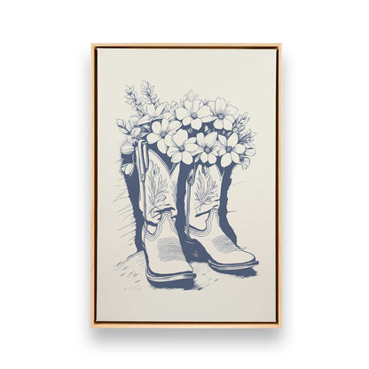 [Color:American Maple], Picture of art in a American Maple frame