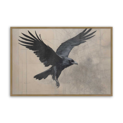 [Color:Brushed Gold], Picture of art in a Brushed Gold frame
