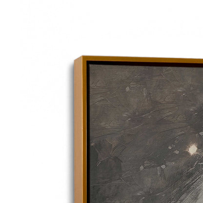[Color:Polished Gold], Picture of art in a Polished Gold frame at an angle