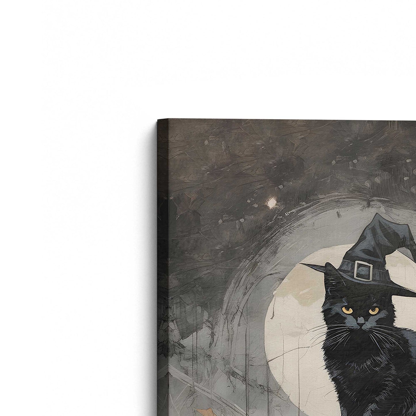 [Color:Stretched Canvas], Picture of the corner of the art