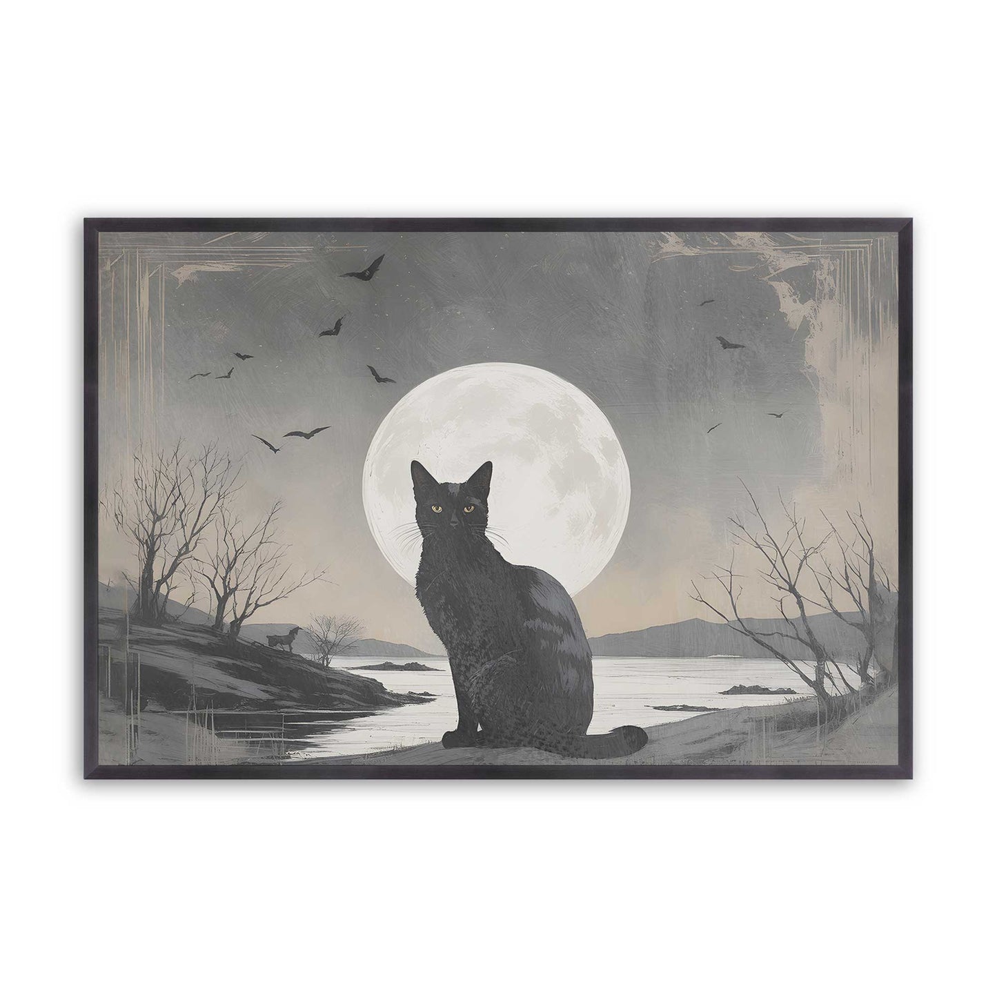 [Color:Weathered Zinc], Picture of art in a Weathered Zinc frame
