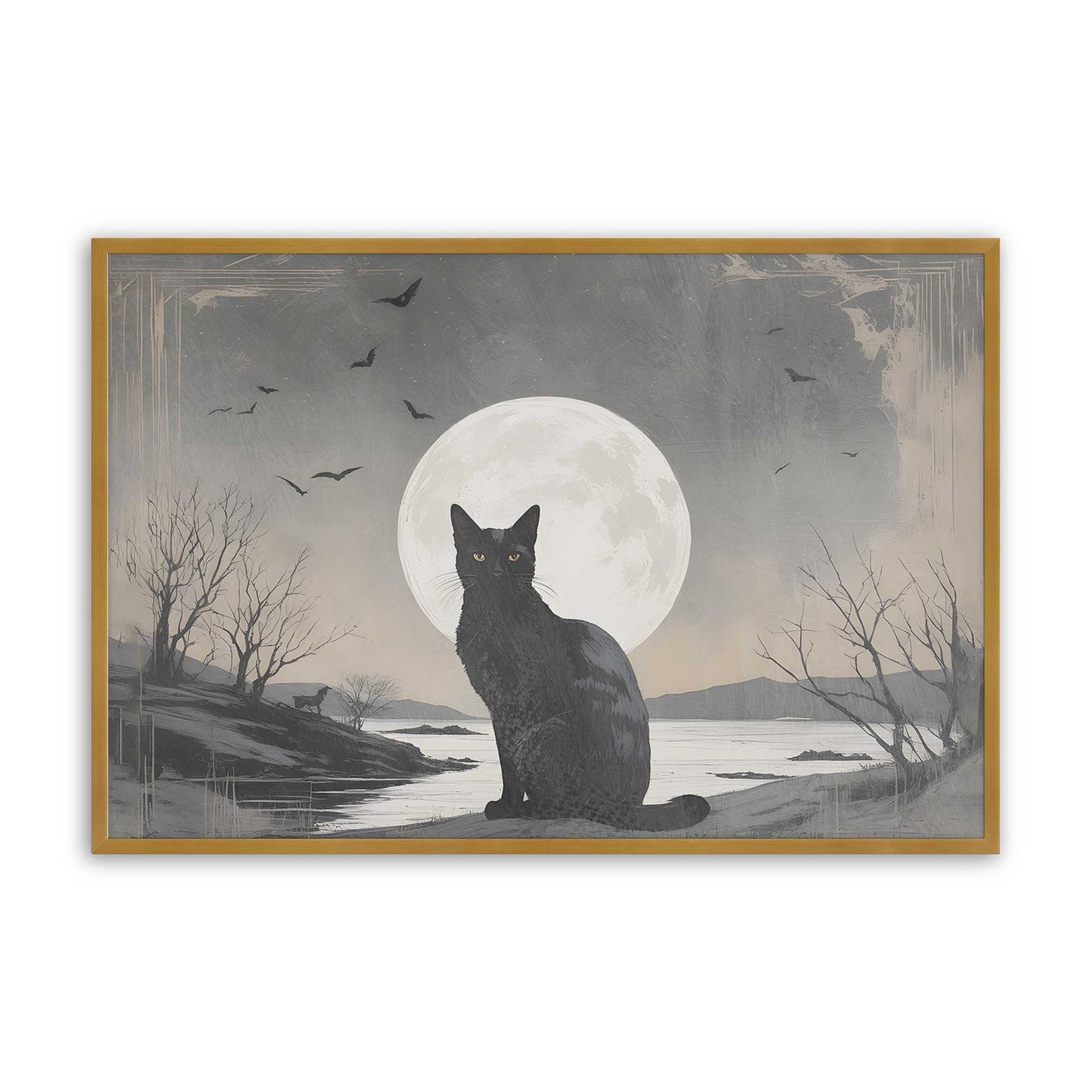 [Color:Polished Gold], Picture of art in a Polished Gold frame