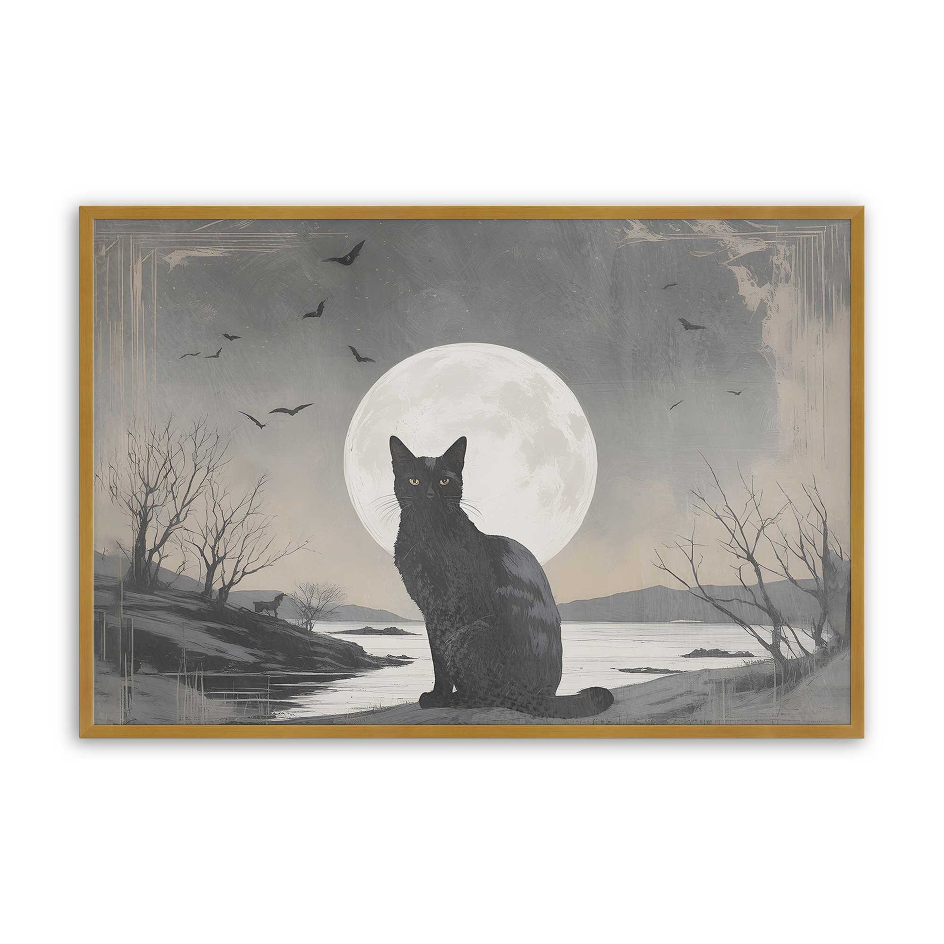 [Color:Polished Gold], Picture of art in a Polished Gold frame