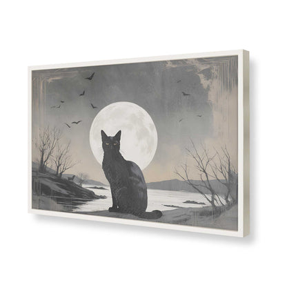 [Color:Opaque White], Picture of art in a Opaque White frame of the corner
