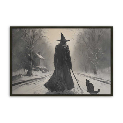 [Color:Satin Black], Picture of art in a Satin Black frame