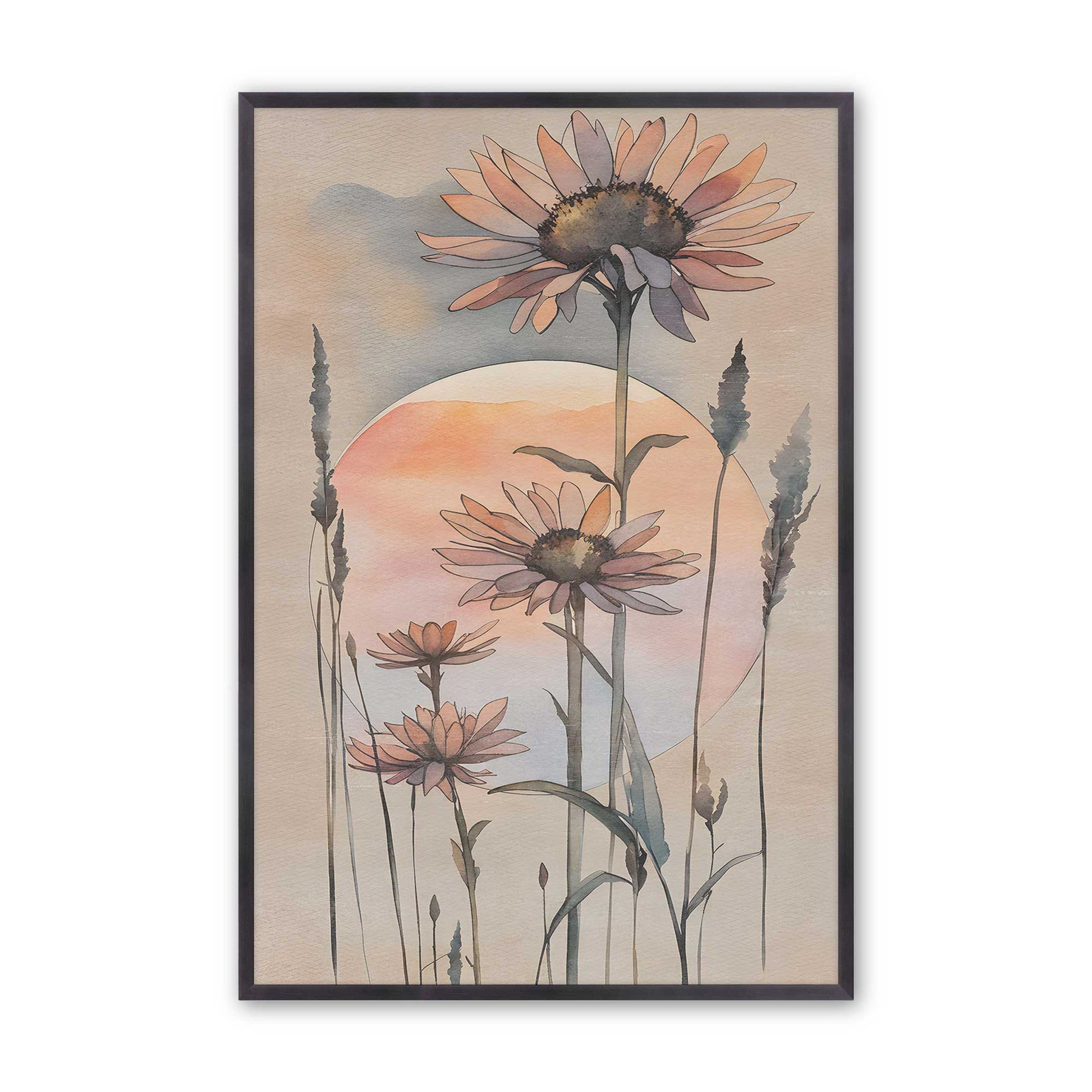 [Color:Weathered Zinc], Picture of art in a Weathered Zinc frame