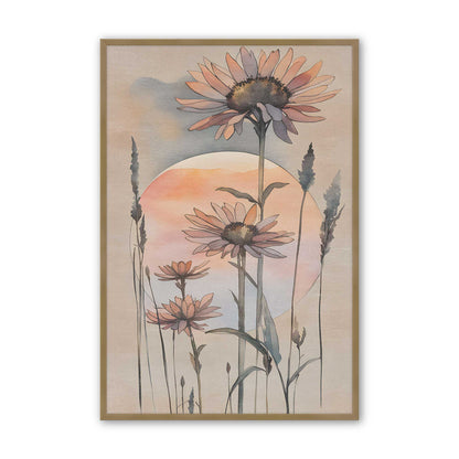[Color:Brushed Gold], Picture of art in a Brushed Gold frame