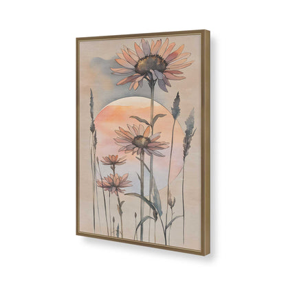 [Color:Brushed Gold], Picture of art in a Brushed Gold frame of the corner