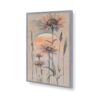 [Color:Polished Chrome], Picture of art in a Polished Chrome frame of the corner