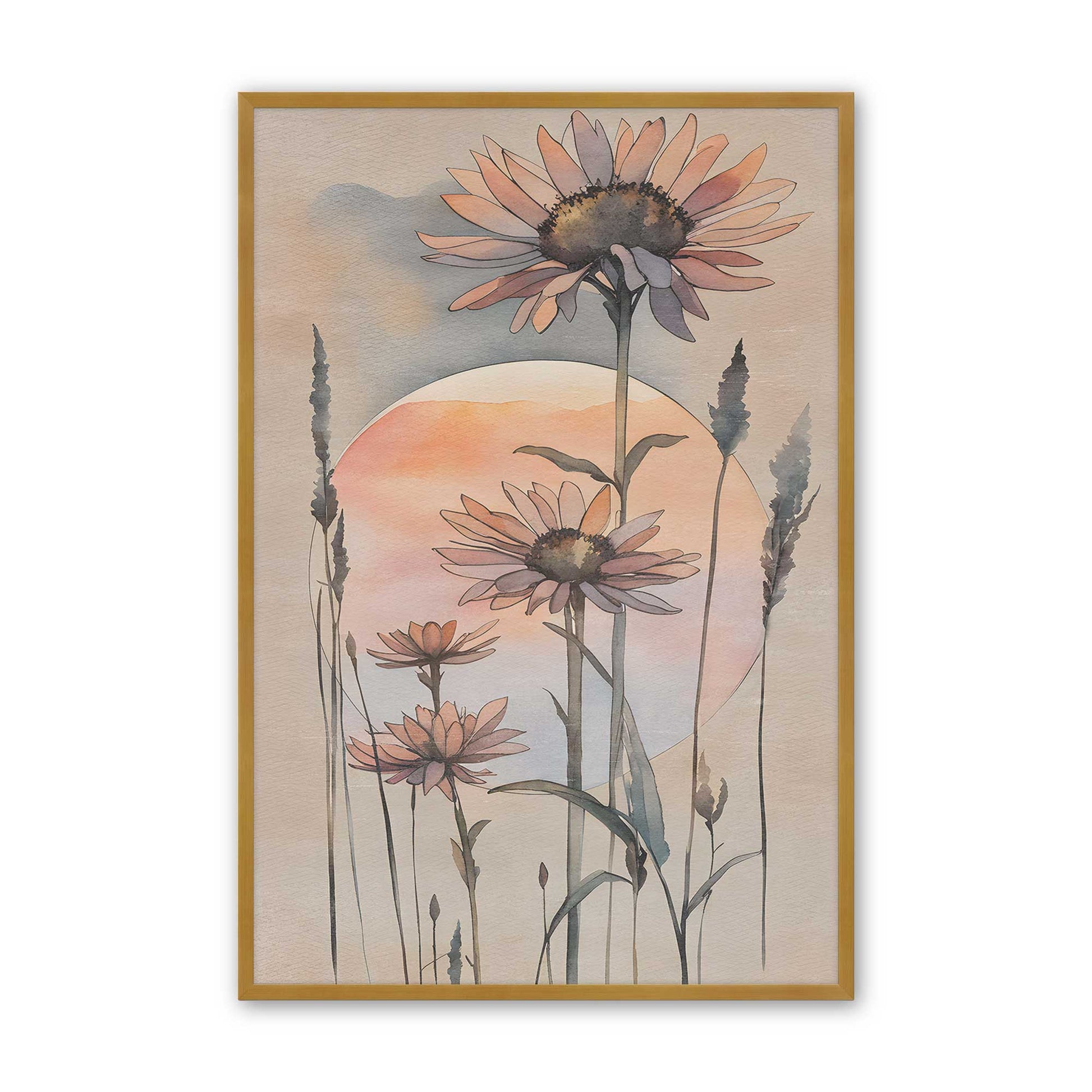 [Color:Polished Gold], Picture of art in a Polished Gold frame