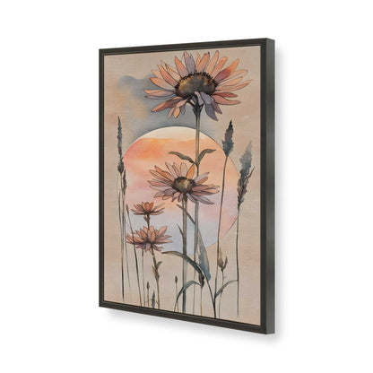 [Color:Satin Black], Picture of art in a Satin Black frame of the corner