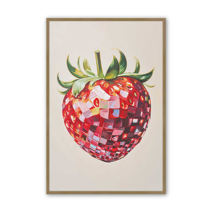 [Color:Brushed Gold], Picture of art in a Brushed Gold frame