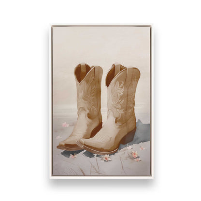 [Color:Opaque White], Picture of art in a White frame