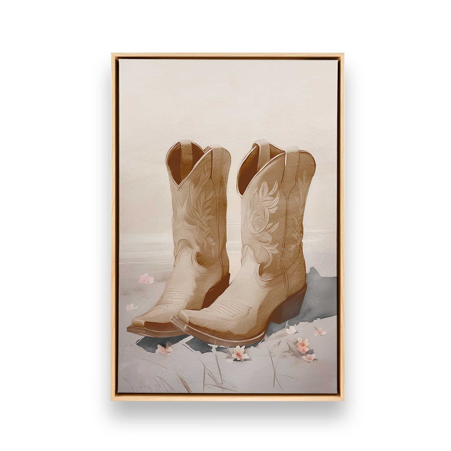 [Color:American Maple], Picture of art in a American Maple frame