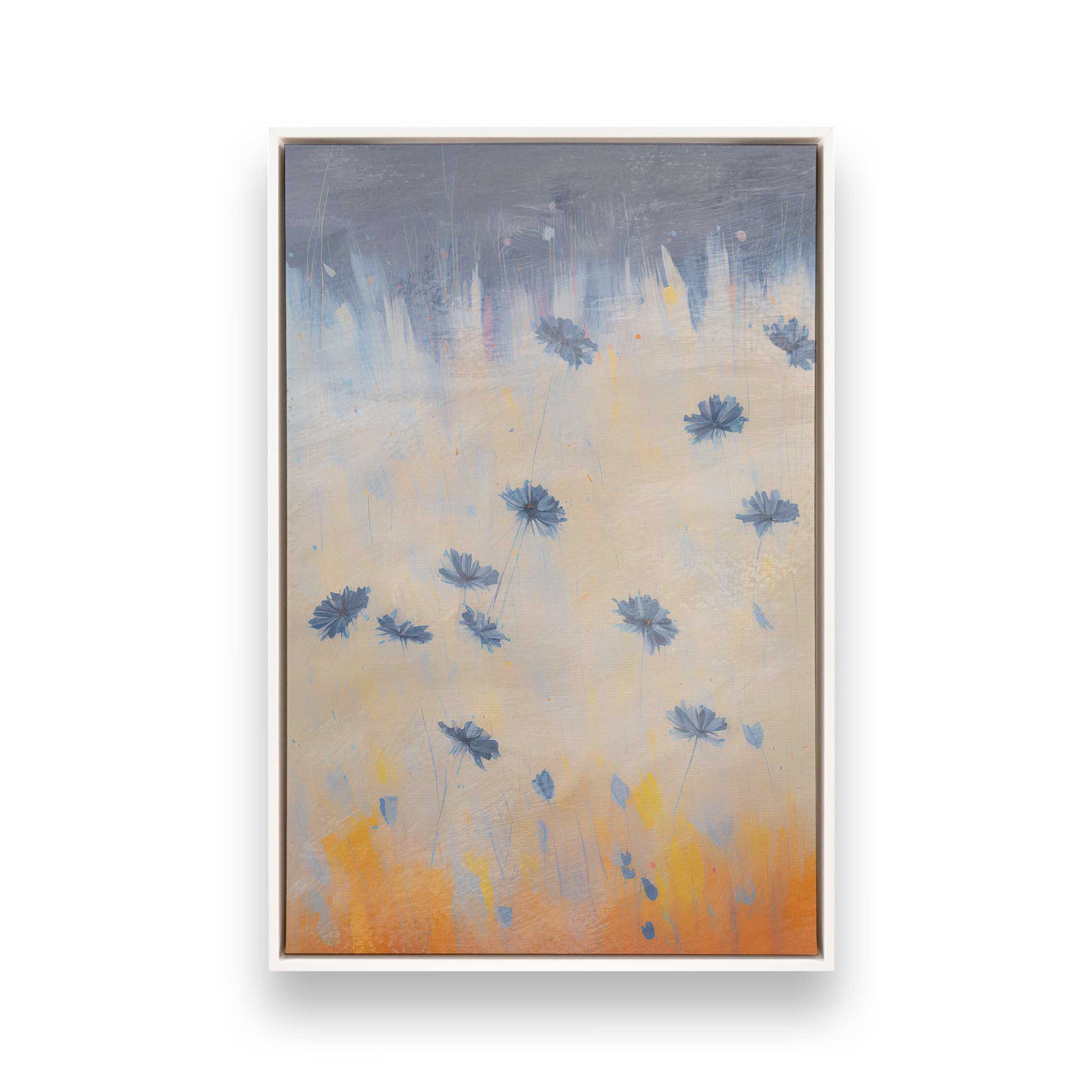 [Color:Opaque White], Picture of art in a White frame