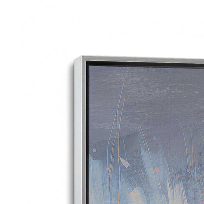 [Color:Polished Chrome], Picture of art in a Polished Chrome frame at an angle