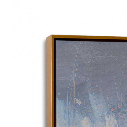 [Color:Polished Gold], Picture of art in a Polished Gold frame at an angle