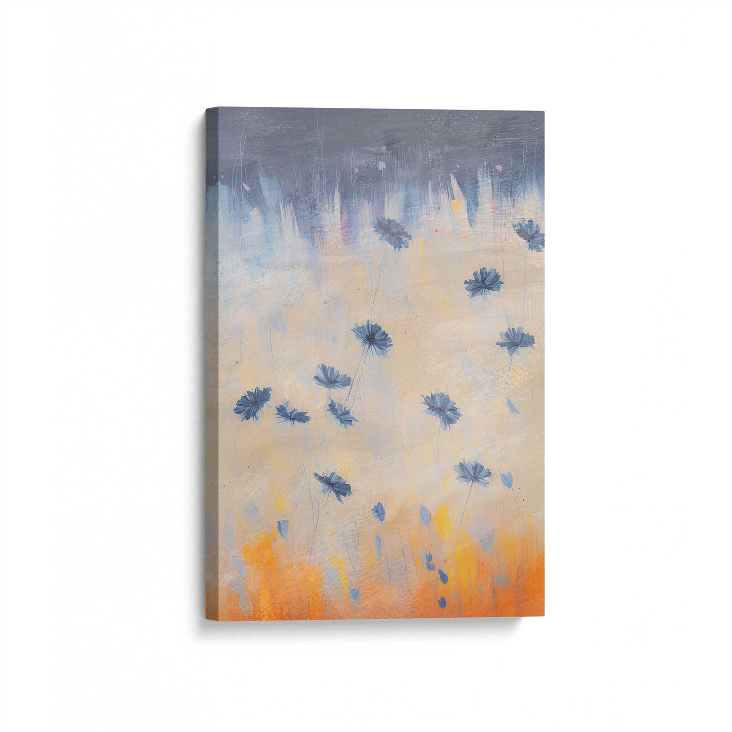 [Color:Stretched Canvas], Picture of art at an angle