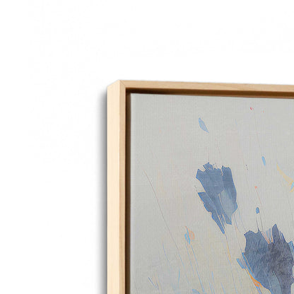 [Color:American Maple], Picture of art in a American Maple frame at an angle