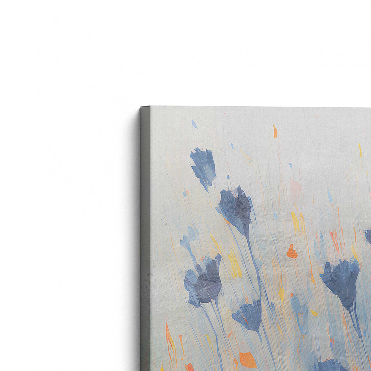 [Color:Stretched Canvas], Picture of the corner of the art