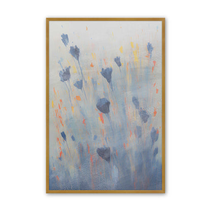 Blue Blooms Rising Set of 3 Art Prints
