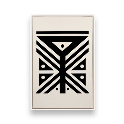 [Color:Opaque White], Picture of art in a White frame