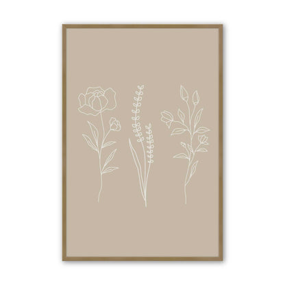 [Color:Brushed Gold], Picture of art in a Brushed Gold frame