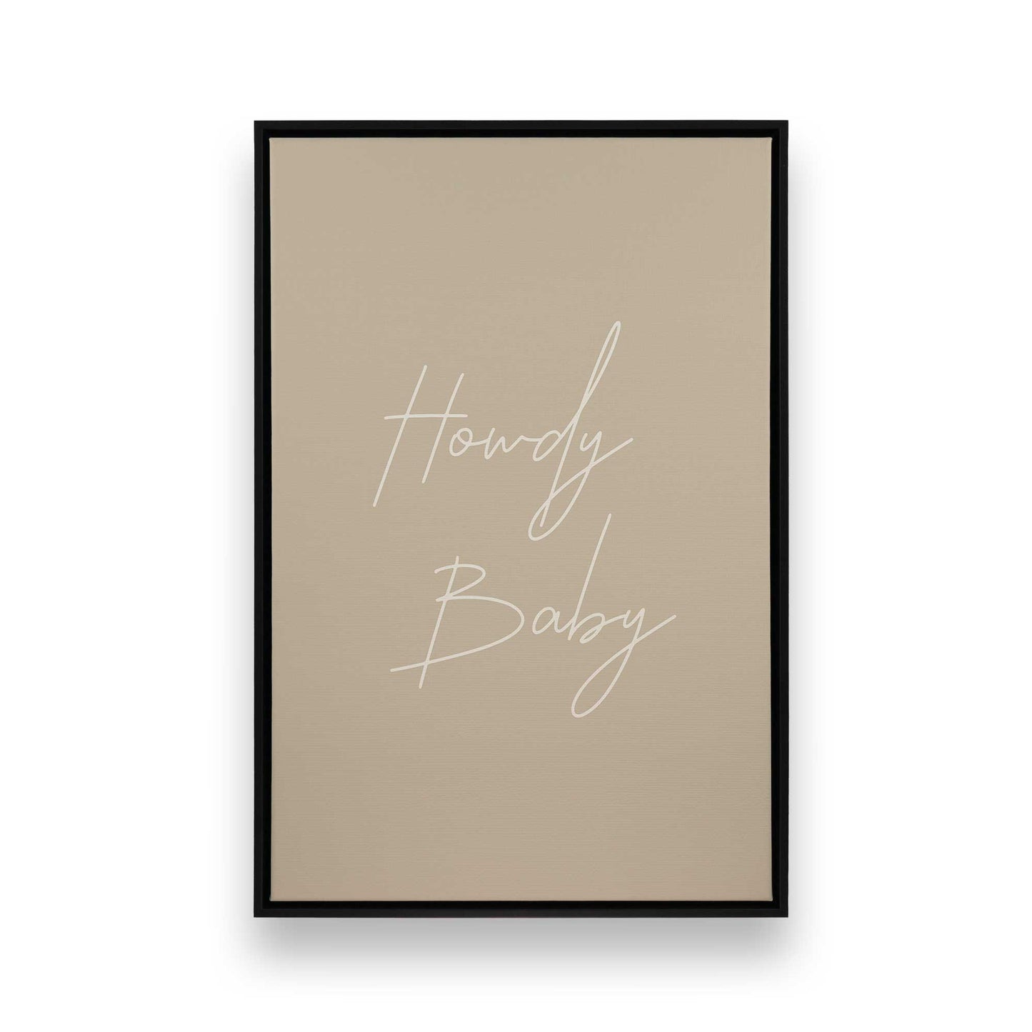 [Color:Satin Black], Picture of art in a Satin Black frame