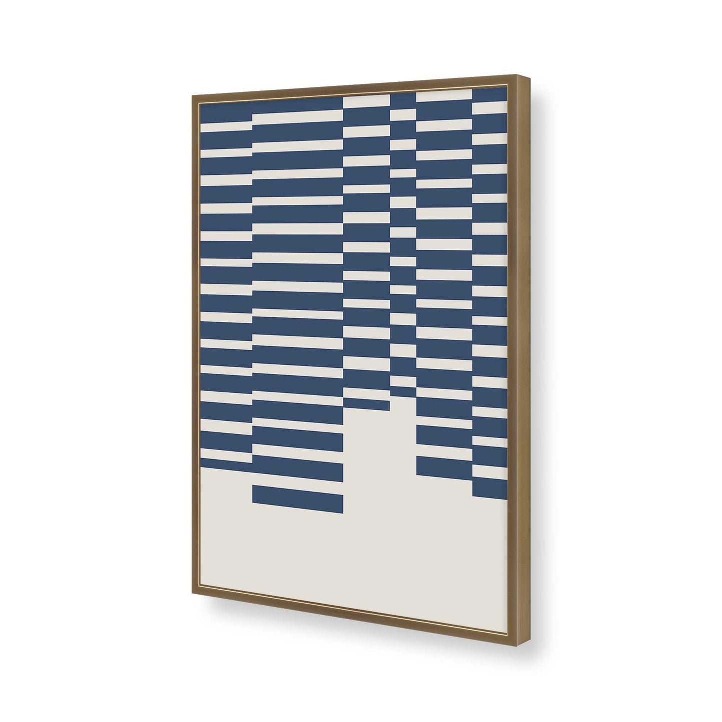 [Color:Brushed Gold], Picture of art in a Brushed Gold frame of the corner