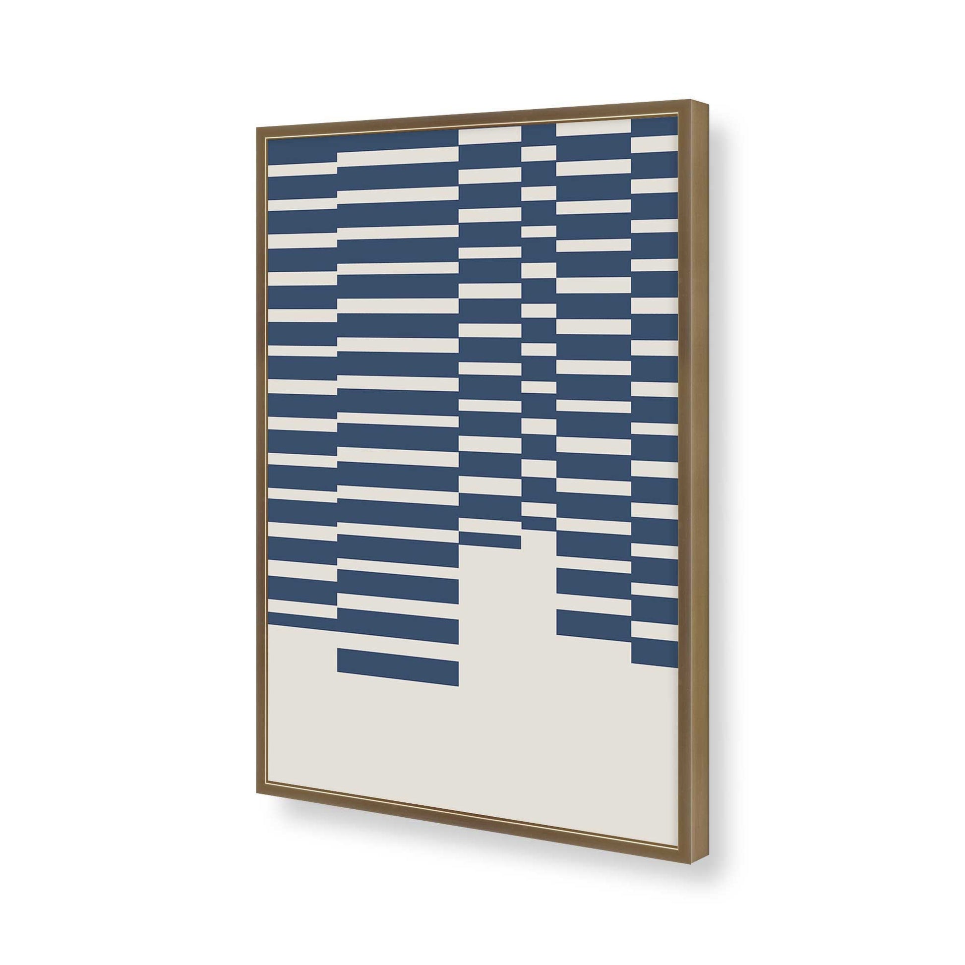 [Color:Brushed Gold], Picture of art in a Brushed Gold frame of the corner