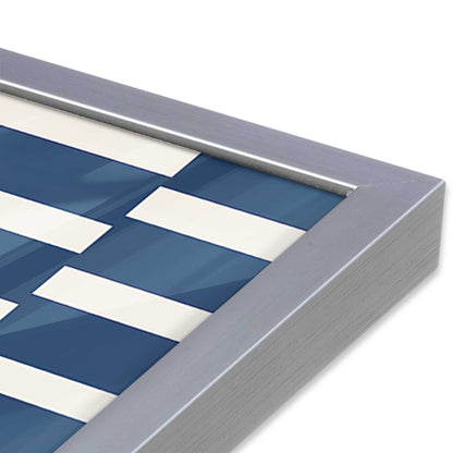 [Color:Polished Chrome], Picture of art in a Polished Chrome frame at an angle